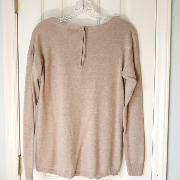 The Limited Womens Sweater Size Small Tan V Neck - Picture 2 of 8
